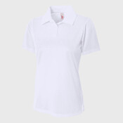Ladies' Textured Polo Shirt w/ Johnny Collar