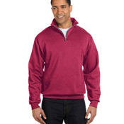 Adult 8 oz. NuBlend® Quarter-Zip Cadet Collar Sweatshirt