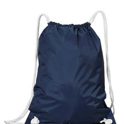 White Drawstring Backpack