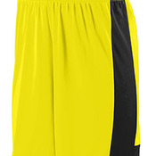 Youth Wicking Polyester Short with Contrast Inserts