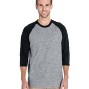 Adult Heavy Cotton™ 3/4-Raglan Sleeve T-Shirt