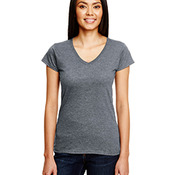 Ladies' Lightweight Fitted V-Neck T-Shirt