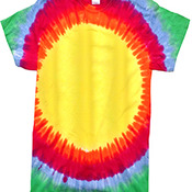 Youth Rainbow Pattern Tie-Dyed Tee