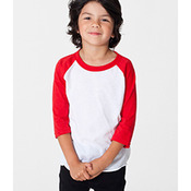 Toddler Poly-Cotton 3/4-Sleeve T-Shirt