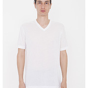 Unisex Sublimation Short-Sleeve Classic V-Neck T-Shirt