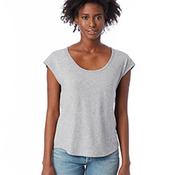 Ladies' Melrose Organic Pima Cotton Scoop T-Shirt