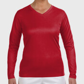 Ladies' Ndurance® Athletic Long-Sleeve V-Neck T-Shirt