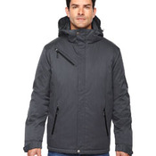 Men's Rivet Textured Twill Insulated Jacket