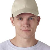 Adult Classic Cut Brushed Cotton Twill Structured Cap