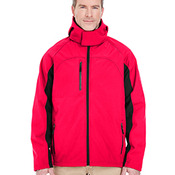 Adult Colorblock 3-in-1 Systems Hooded Soft Shell Jacket