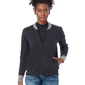 Ladies' Squad Vintage French Terry Bomber Jacket